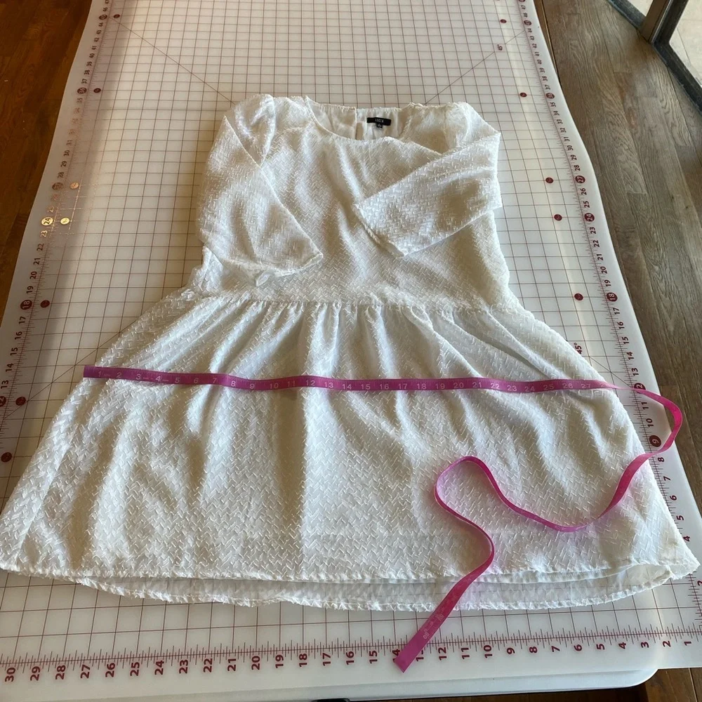 Lucca Couture NWOT size small beautiful white pattern summer sun dress